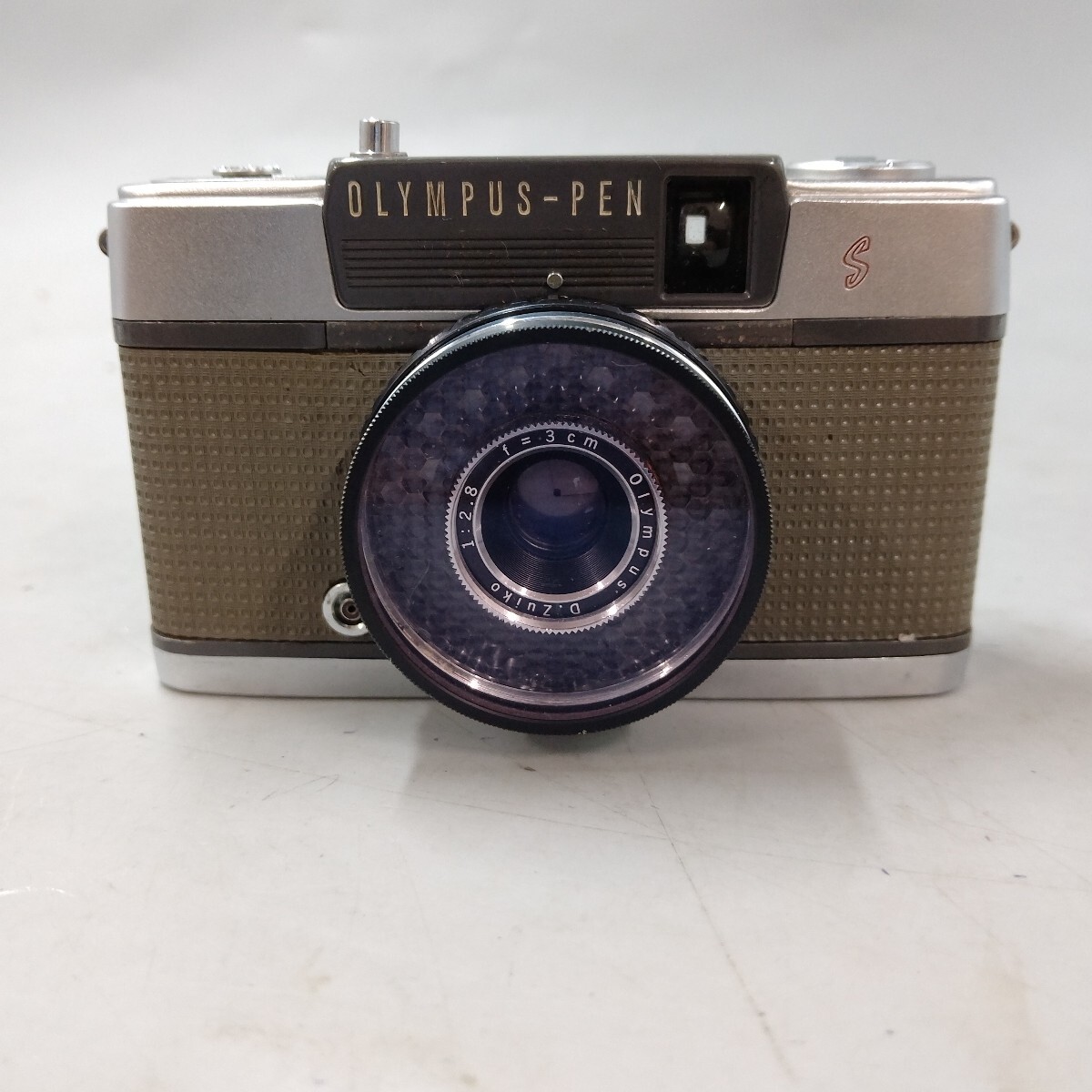 F OLYMPUS オリンパス フィルムカメラ PEN S 昭和レトロ　899142 動作未確認