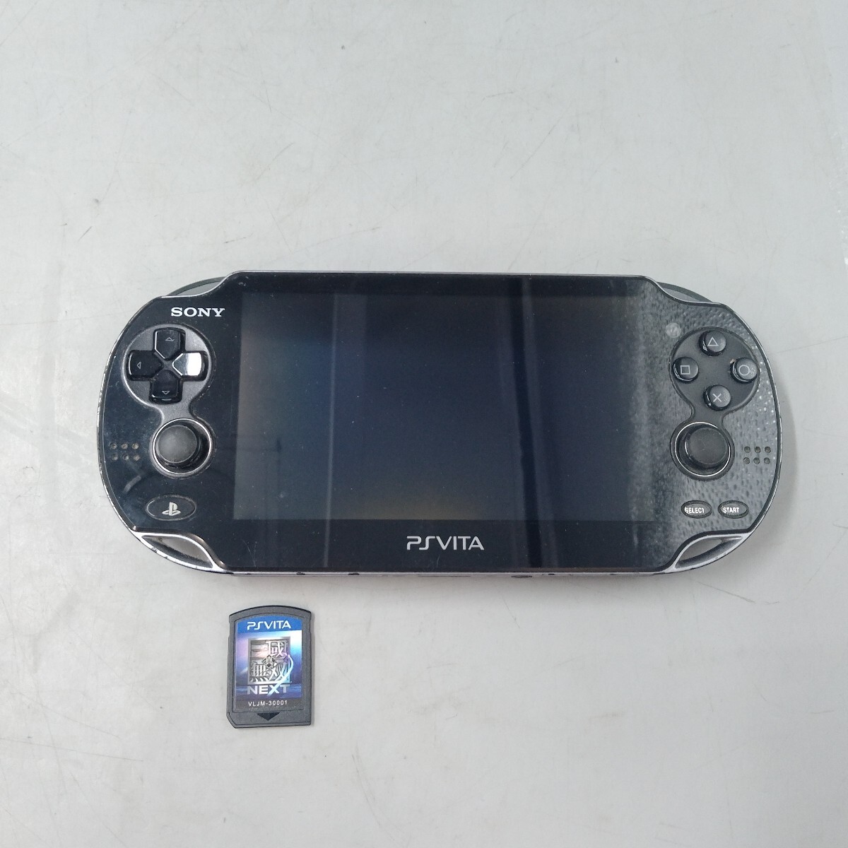 A SONY ソニー PlayStationVita PS PCH-1100 ブラック　真・三國無双　NEXT ソフト付き 動作未確認