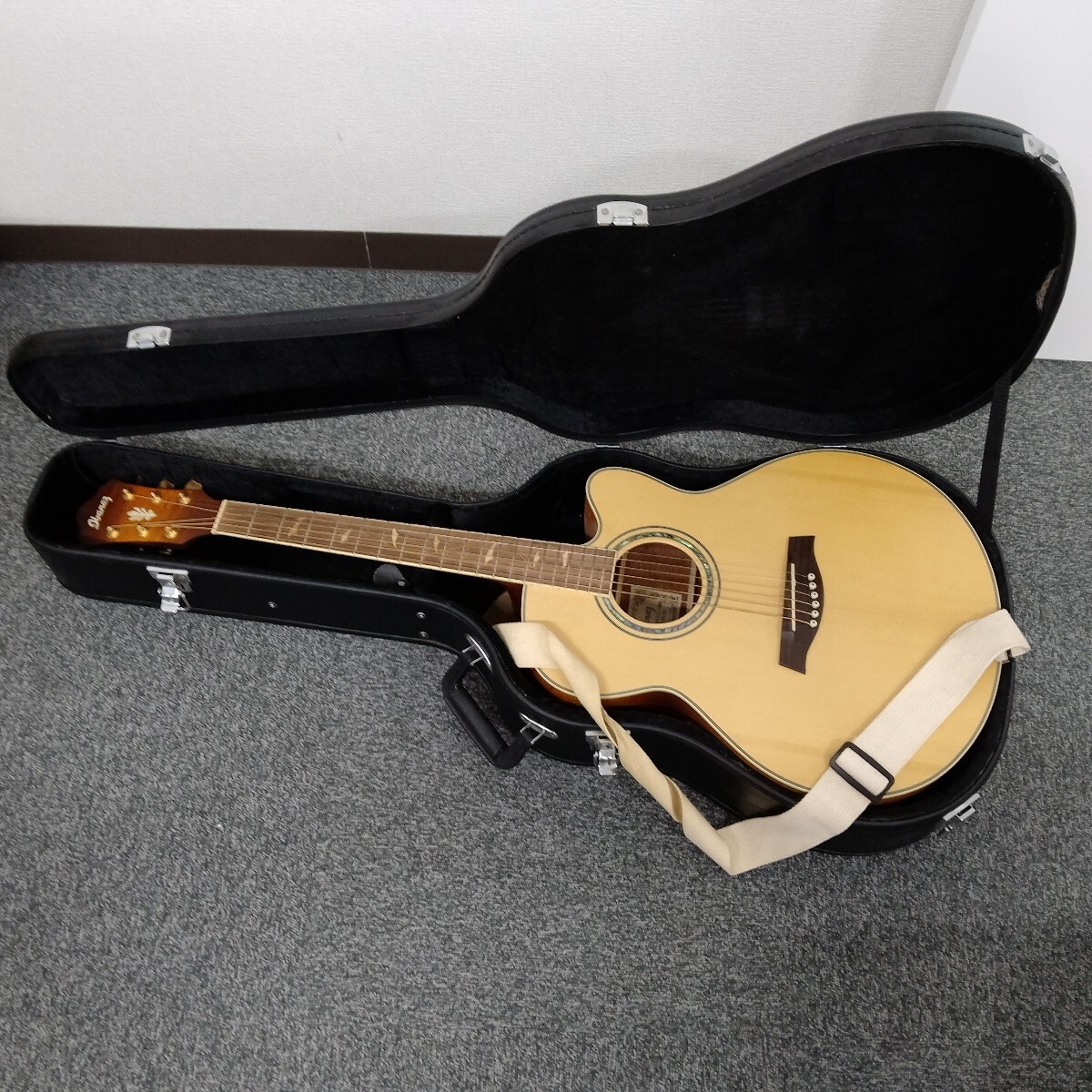 B lbanez アイバニーズ　AEL42SERLV1201 エレアコギター　 楽器　SQ06096295 ケース付き