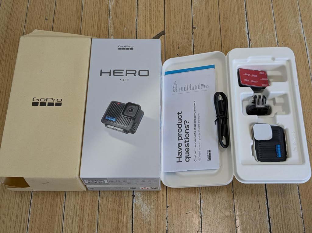 △未使用 GoPro HERO 4kアクションカメラ AMFR1 CHVIP-130