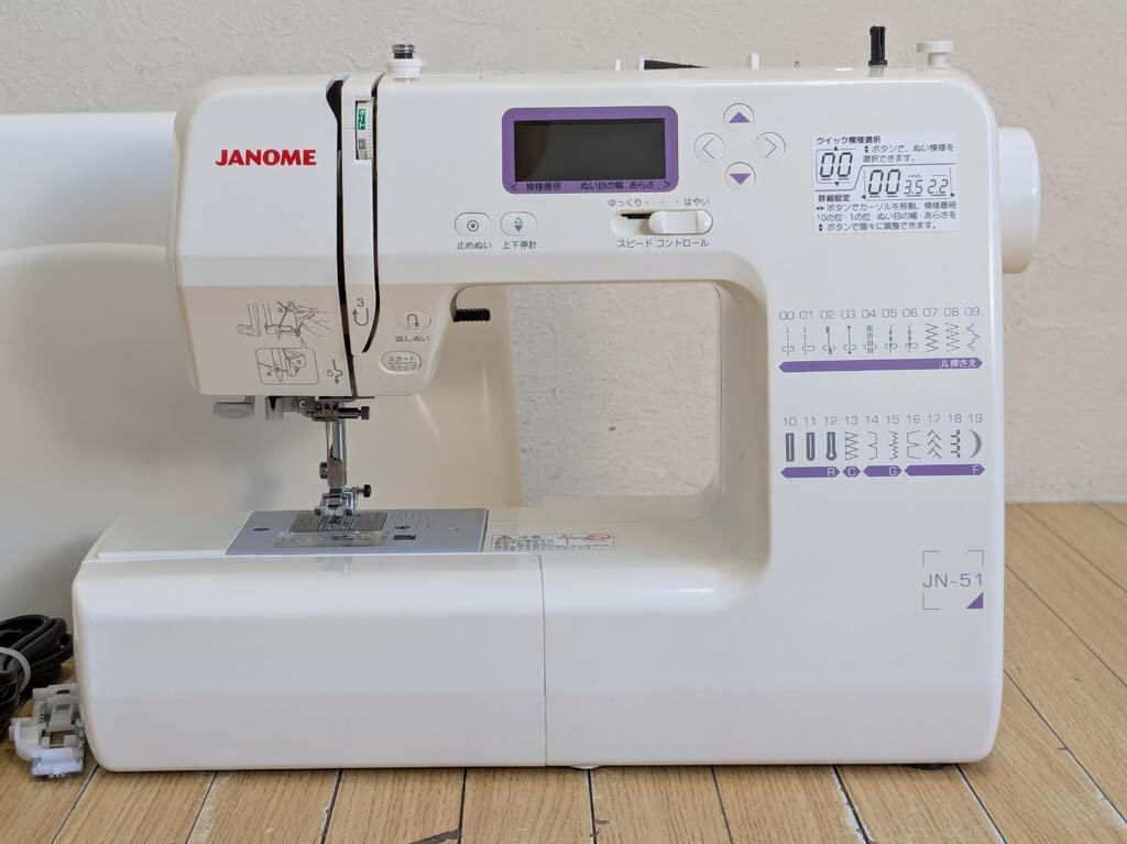 △JANOME ジャノメ 808型 コンピューターミシン JN-51