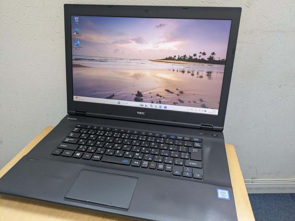 △NEC VKL24XZG3 第7世代i3-7100 RAM8GB SSD128GB 15.6液晶 Windows11Pro