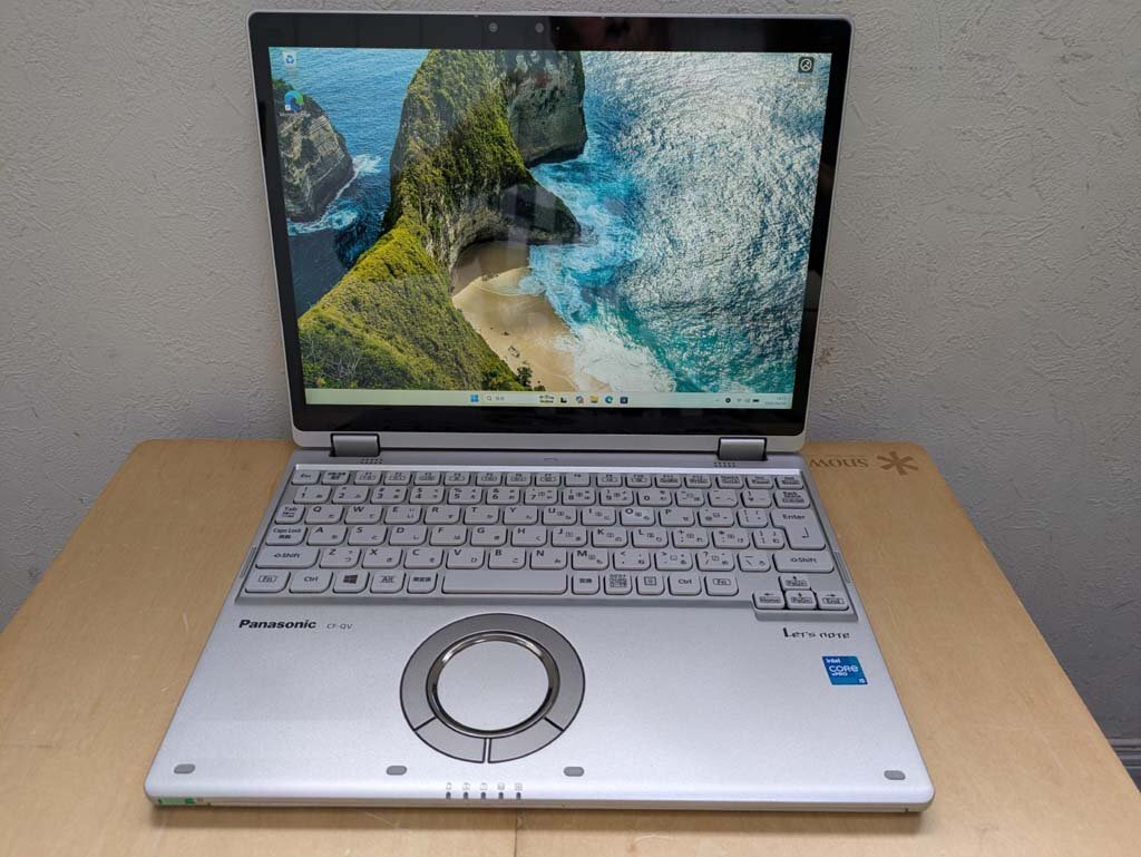 △パナソニック 2in1Let's note CF-QV1 第11世代i5-1145G7@2.6GHz RAM8GB SSD256GB 12インチ2880 Windows11Pro