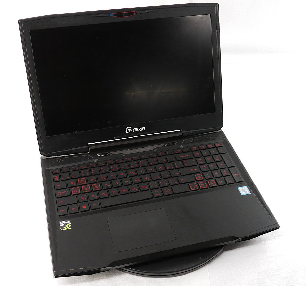 ジャンク 15.6 TSUKUMO G-GEAR N1563J/Core i7 6700HQ/メモリ無/HDD無/GTX965M/Windows ツクモ ノート PC パソコン S060515K