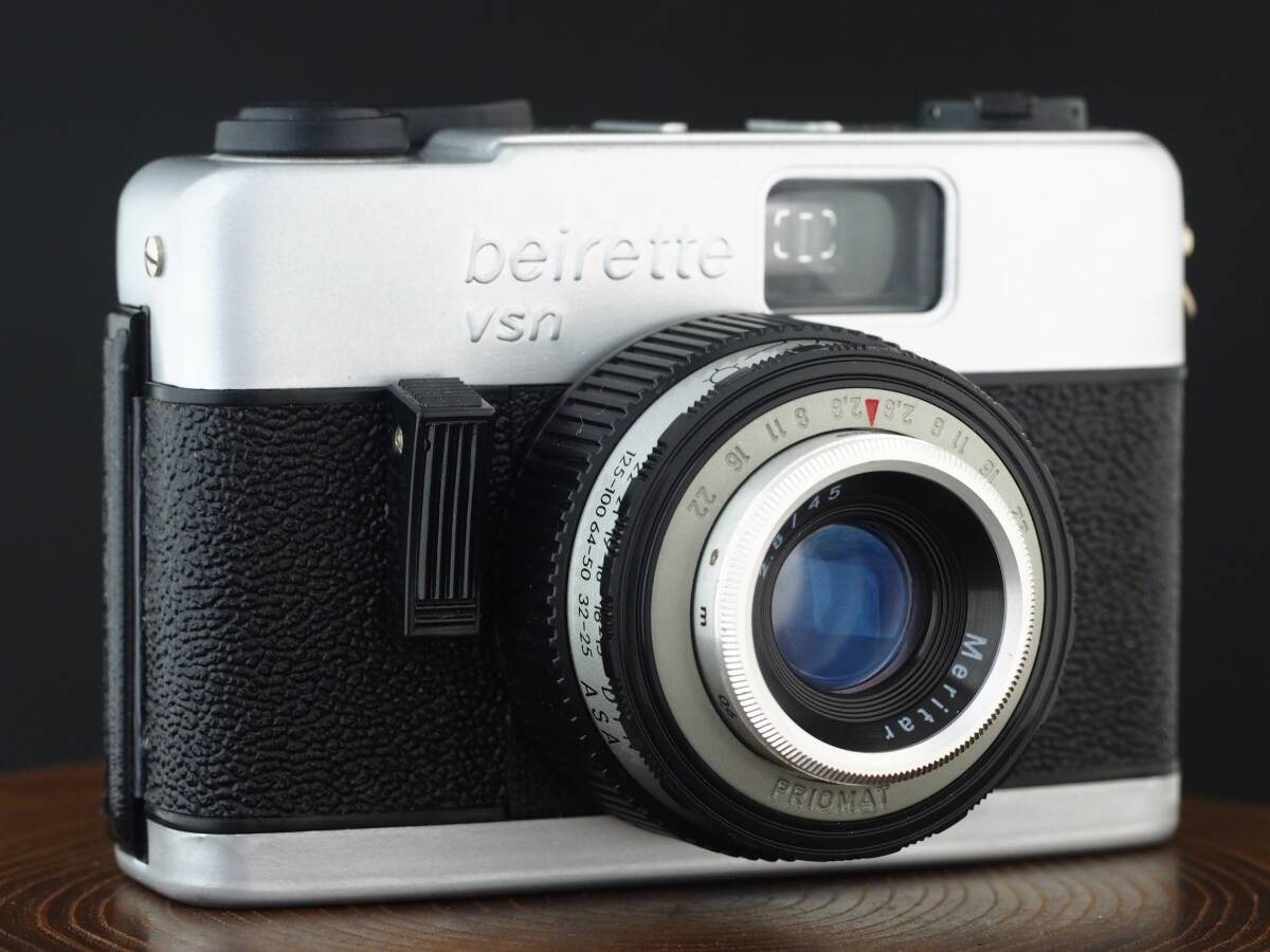 【完動品】BEIRETTE VSN / MERITAR 45mm f2.8 東ドイツ
