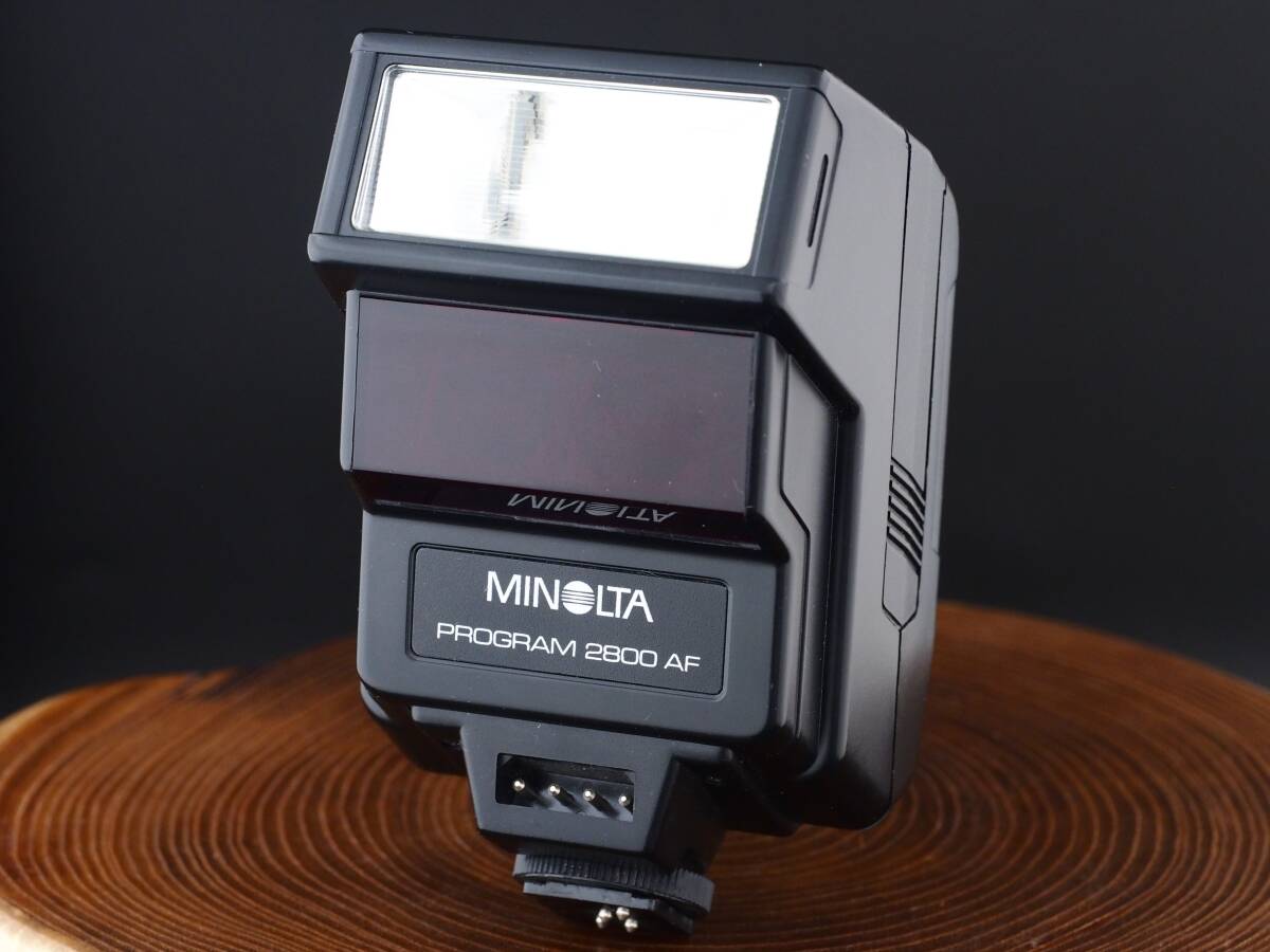 【完動品】MINOLTA ストロボ PROGRAM 2800 AF