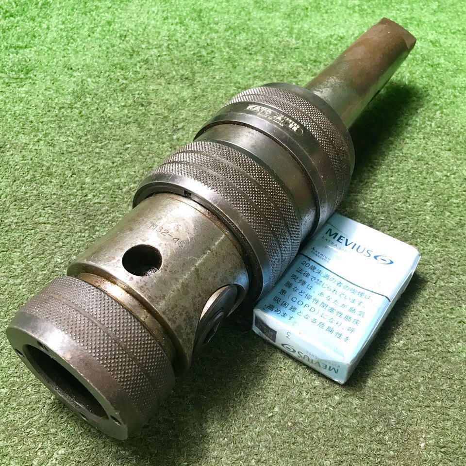 岡蒼g527 カトウ工機 KATO ■タッパー/タッピングホルダー 全長約370mm 対応サイズ(M32-M45) MT5 旋盤 工作機械