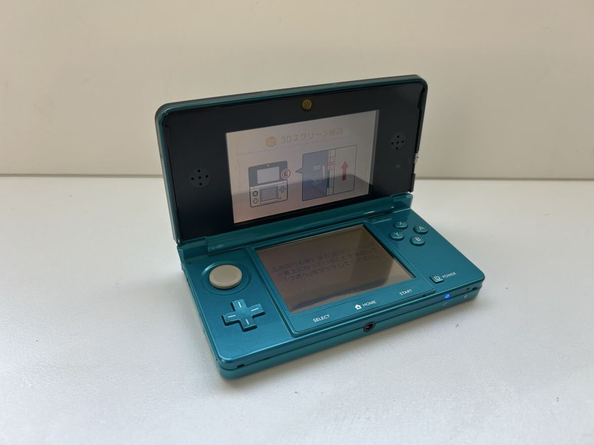 ③【S】Nintendo 3DS CTR-001 アクアブルー ニンテンドー3DS ニンテンドー 任天堂