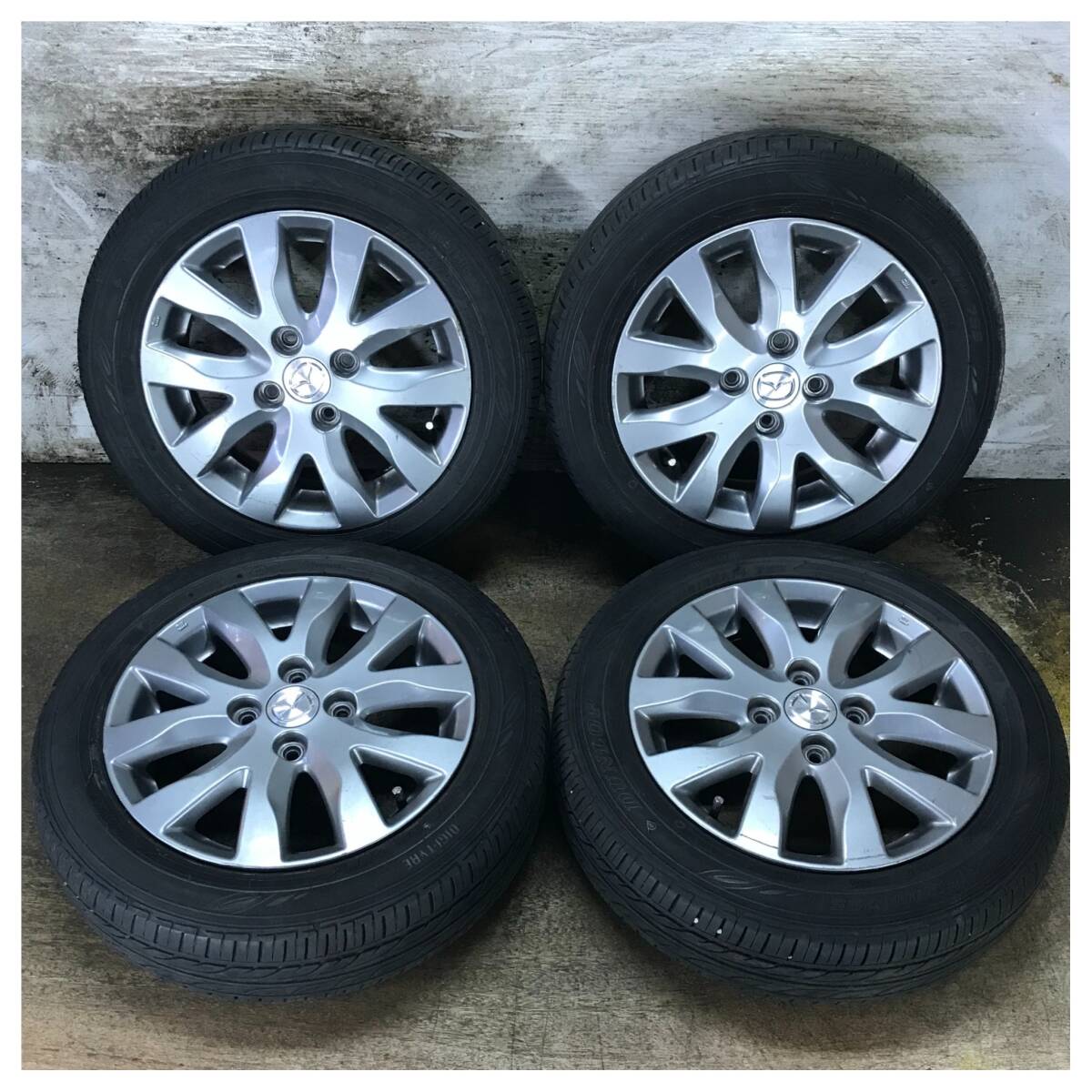 114 DUNLOP DIGI TYRE EC202 155/65R14 8.5分目 マツダオーナメント スズキ パレット アルト スペーシア ワゴンＲ 等 *12202