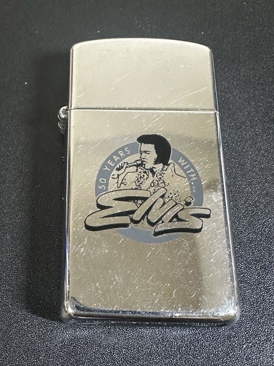 Zippo ジッポー 50 YEARS WITH ELVIS エルヴィス・プレスリー 50周年記念 オイルライター 喫煙具 ブランド雑貨 オイルなし 着火未確認