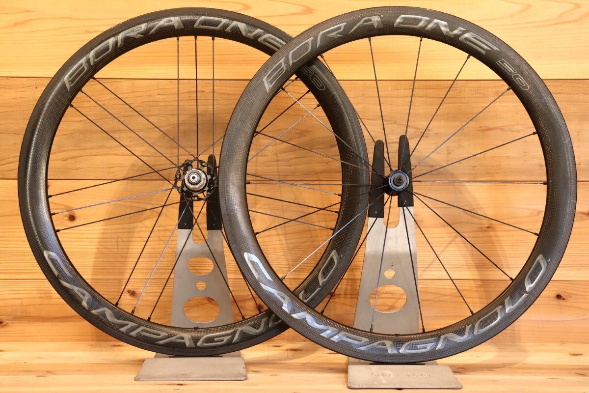カンパニョーロ CAMPAGNOLO ボーラ BORA ONE 50 TU カーボン チューブラー ホイールセット シマノ12/11S 【千葉店】
