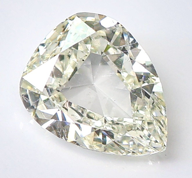【100円～】0.284ｃｔ 天然ダイヤ VERY LIGHT YELLOW（ナチュラルカラー）SI1 PS