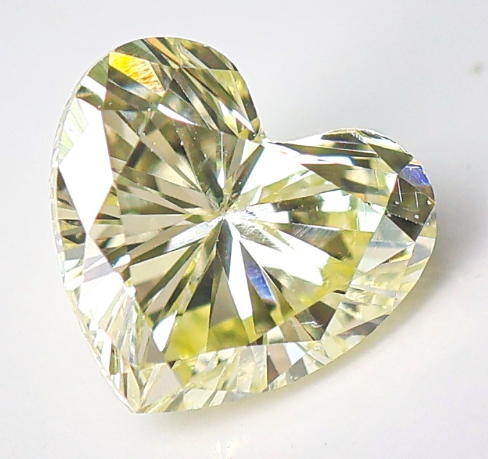 【100円～】VS2！0.283ｃｔ 天然ダイヤ LIGHT YELLOW（ナチュラルカラー）HS