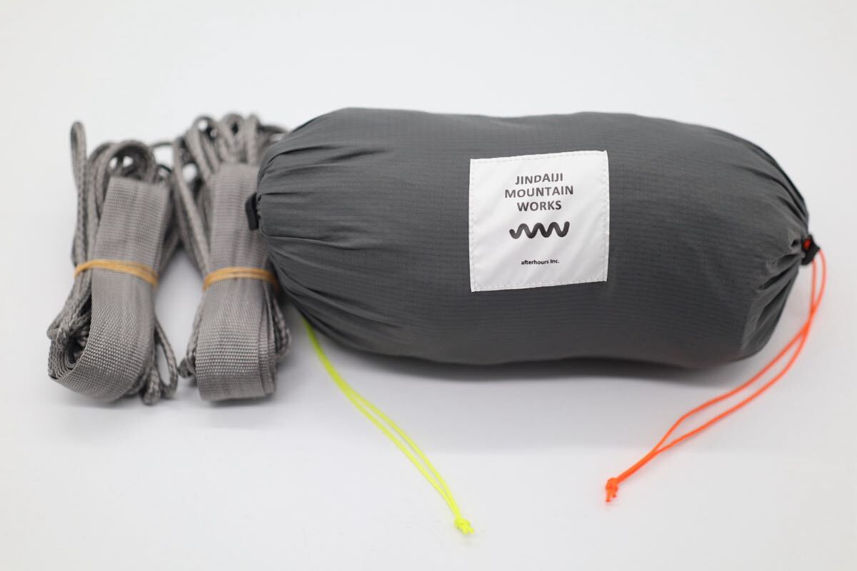 美品 ジンダイジマウンテンワークス JINDAIJI MOUNTAIN WORKS ハンモック JMW PB UL Hammock 40D グレー blue lug ブルーラグ 