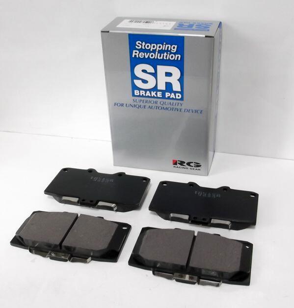 スカイライン ER34 ターボ（25GT：4ポッドキャリパー）ブレーキパッド フロント SR ペダルタッチ・効きが良い 摩耗・ダストが少ない
