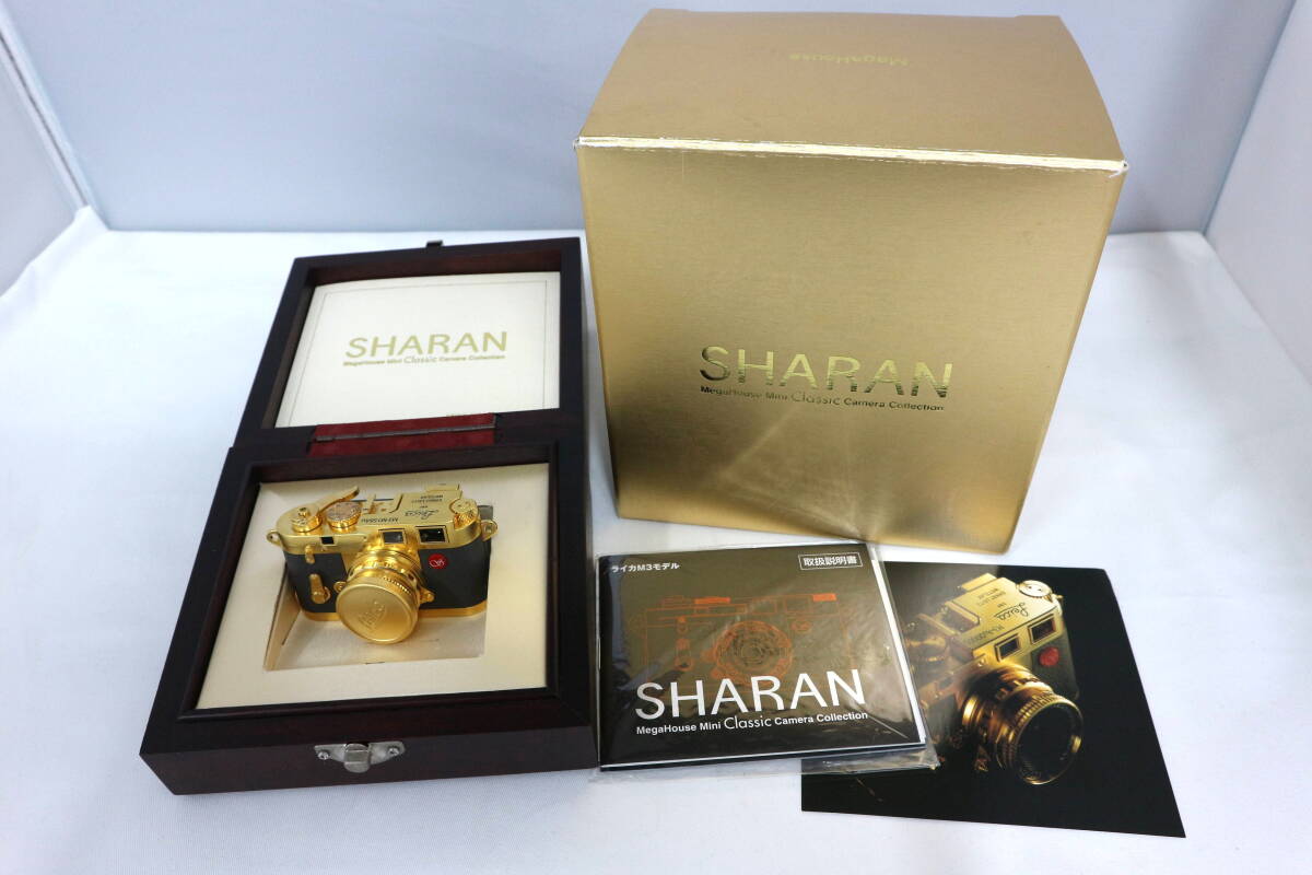 【希少】MegaHouse SHARAN Leica M2 ゴールドモデル メガハウス シャラン ライカ 金 ミニチュアカメラ 当時物 現状品 Y400
