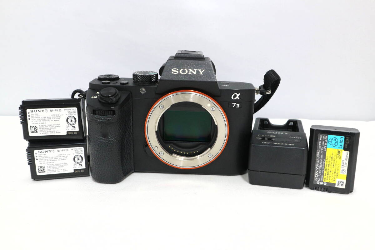【通電OK】SONY α7 II ボディ ILCE-7M2 ソニー アルファ7 2 フルサイズ ミラーレス デジタル一眼レフ カメラ 現状品 Y401