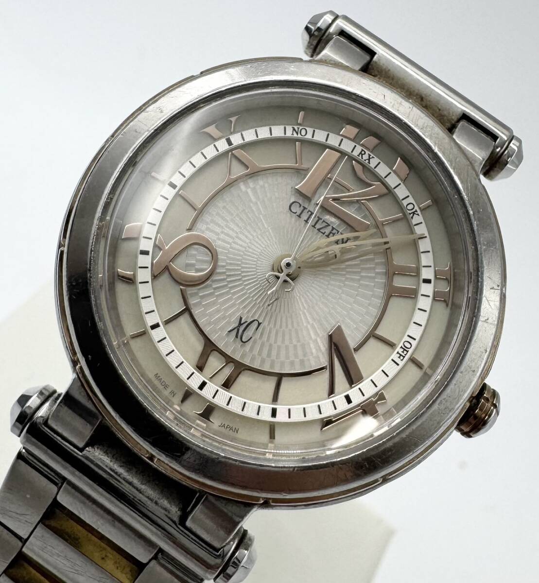 【1円スタート】☆ブランド品☆◆中古品◆　CITIZEN　H336-T013023　シチズン　クロスシー　エコドライブ　稼働品