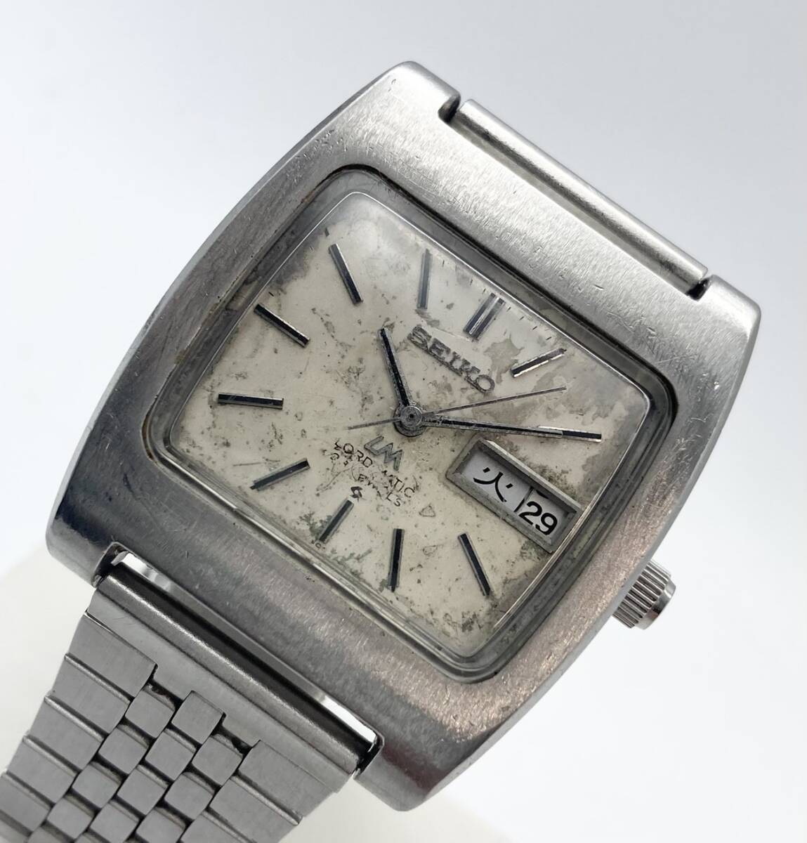 【1円スタート】☆ブランド品☆◆現状品◆　SEIKO　5606-5030　LM　LORDMATIC　セイコー　ロードマチック　自動巻き　稼働品