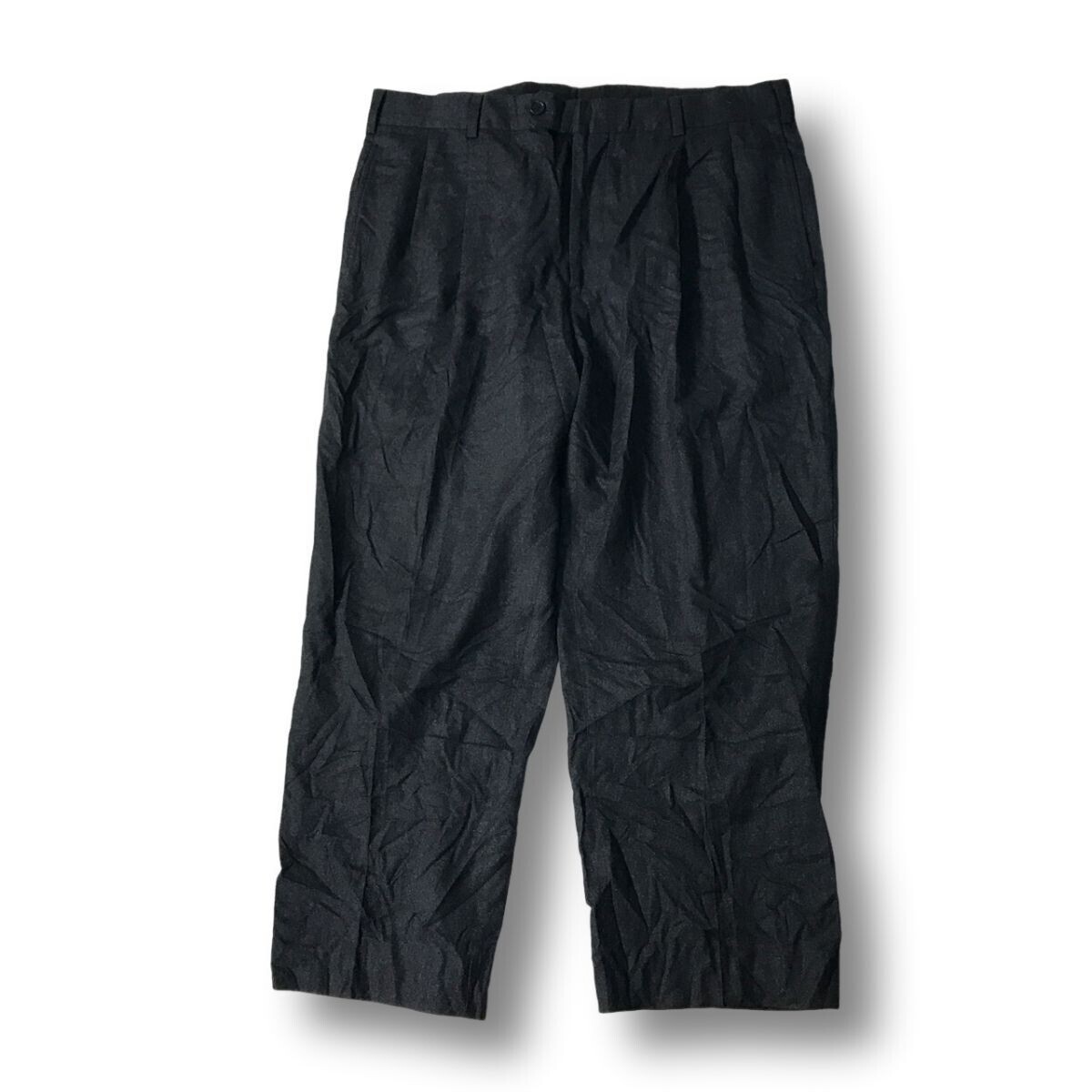《良品◎》Brooks Brothers ブルックスブラザーズ★ウール*スラックスパンツ*ブラック*サイズw36(MA11987)◆S60