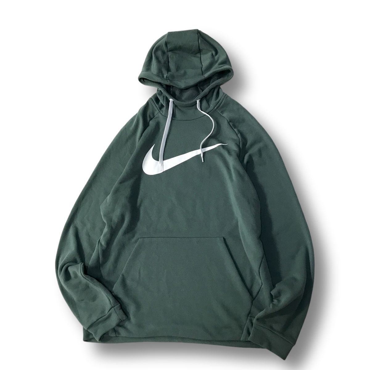 《良品◎》NIKE ナイキ★スウォシュ*フーディー*プルオーバー*パーカー*カーキ*サイズXXL(MA12105)◆S80
