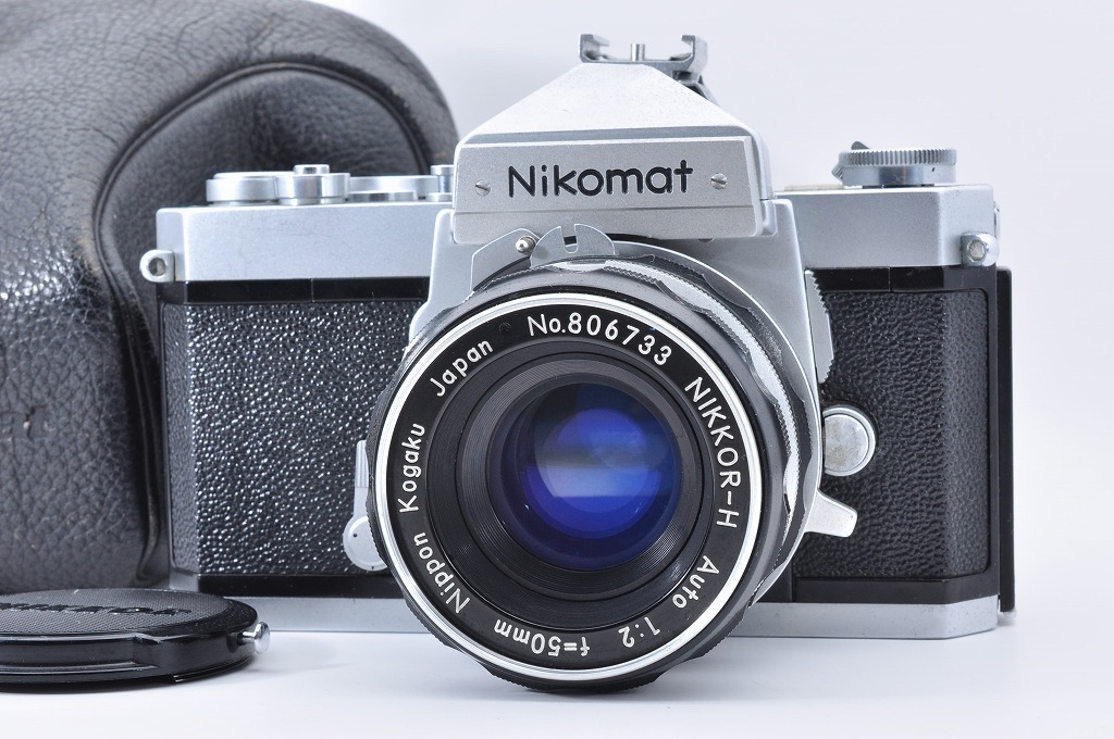 Nikon Nikomat FTN シルバー Nikkor-H 50mm F2 フィルムカメラセット＃1648