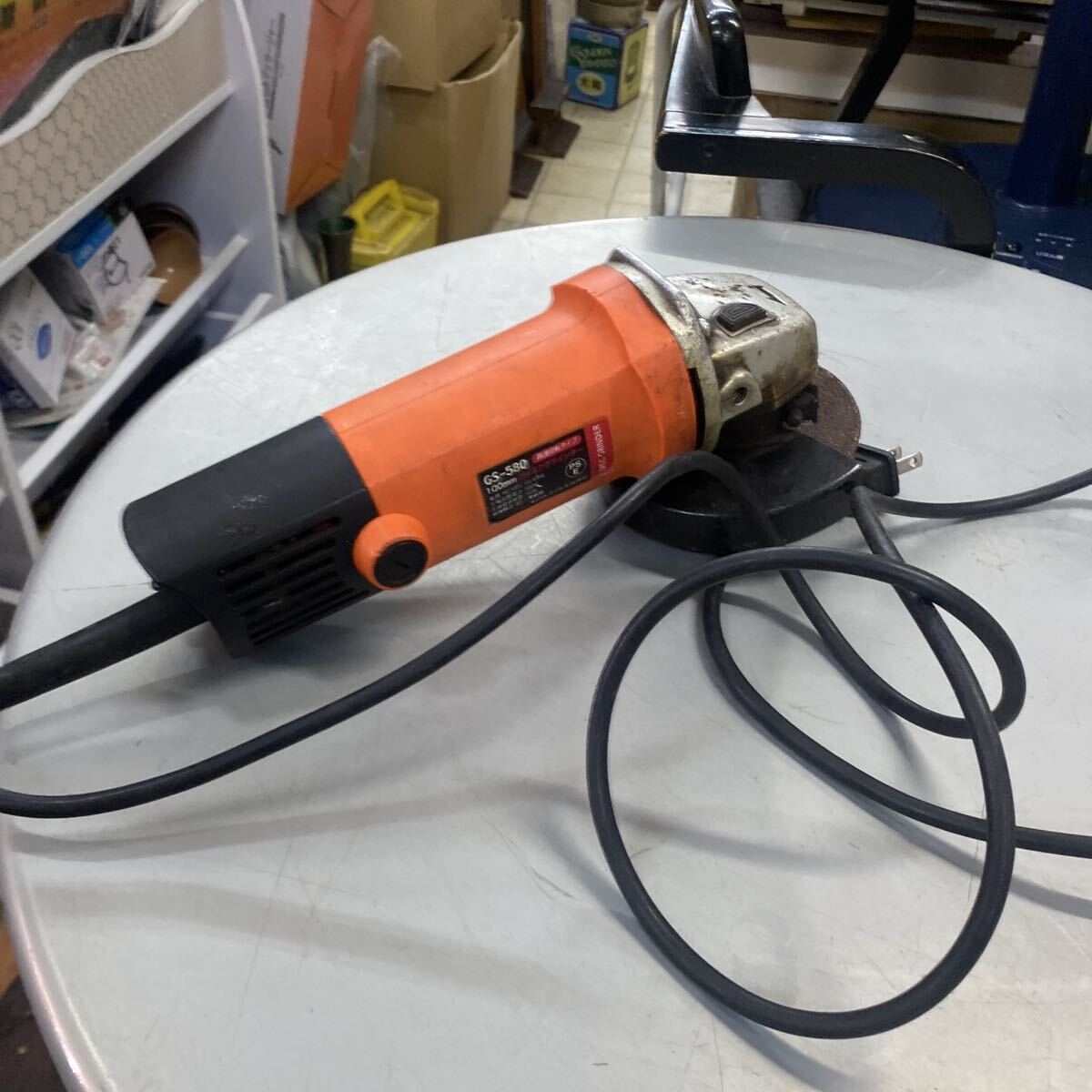 ミツトモ製作所 RELIEF 100mm ディスクグラインダー GS-580 高速回転タイプ