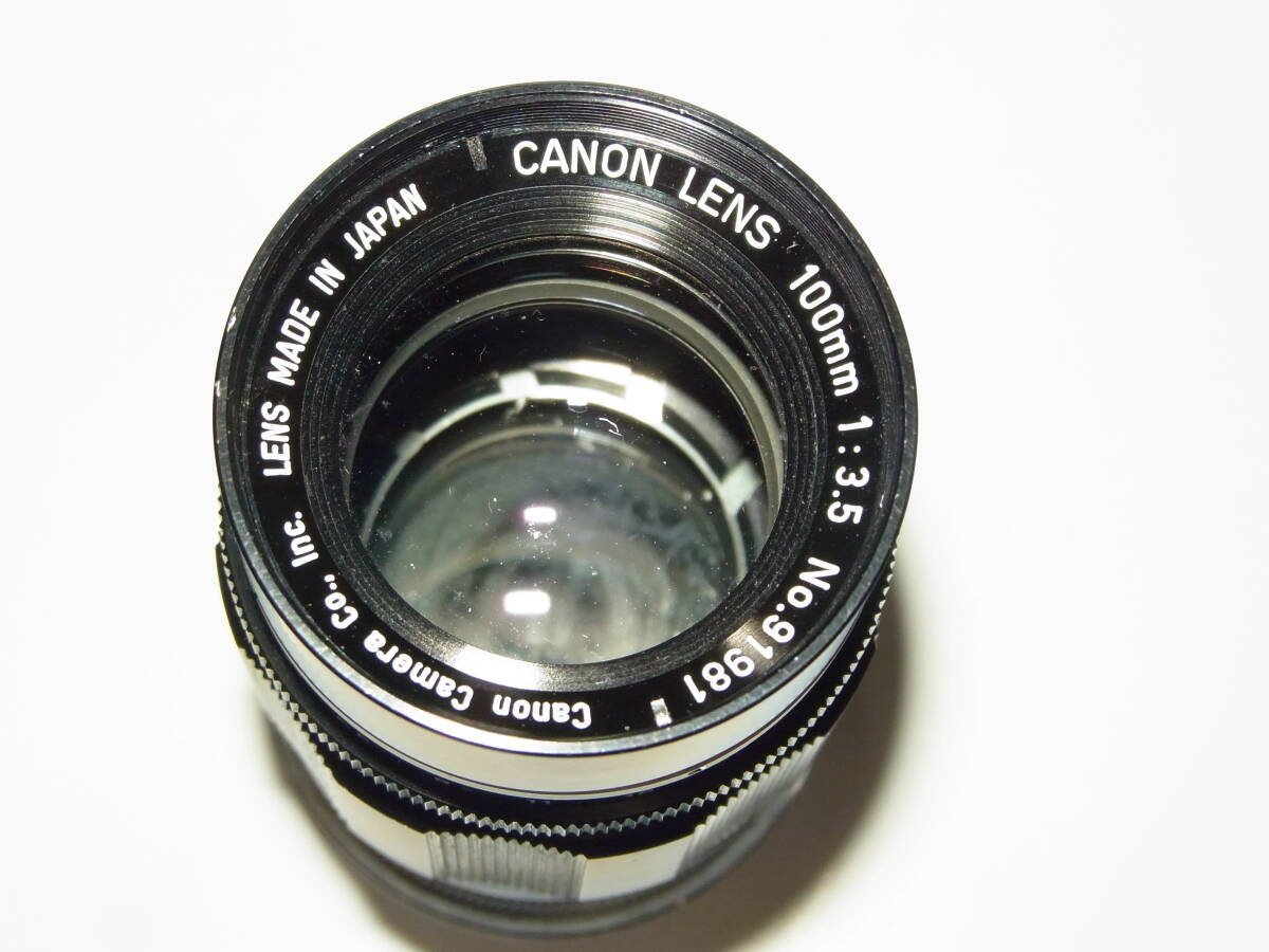 キヤノン　Lマウント　100ｍｍ3.5