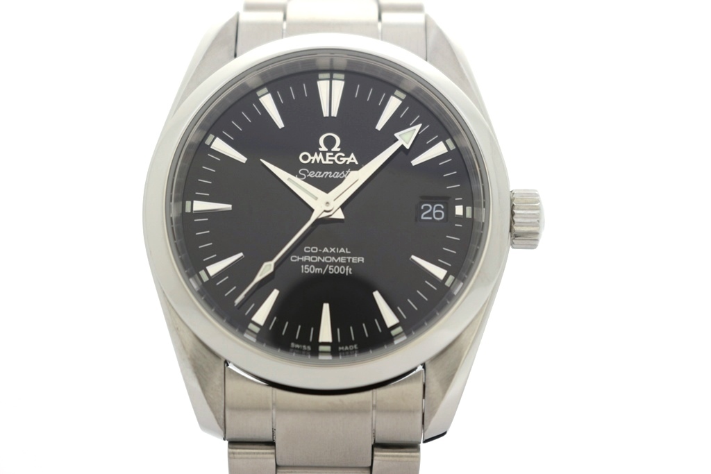OMEGA オメガ シーマスター アクアテラ 2503.50 ブラック ステンレススチール メンズ 自動巻き 2143000744043 【200】【中古】