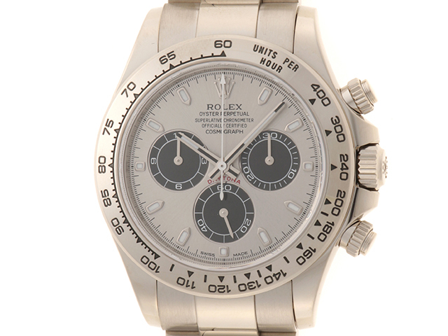 ROLEX ロレックス コスモグラフ デイトナ 116509 腕時計 K18ホワイトゴールド スチール/ブラック文字盤 メンズ【中古】472