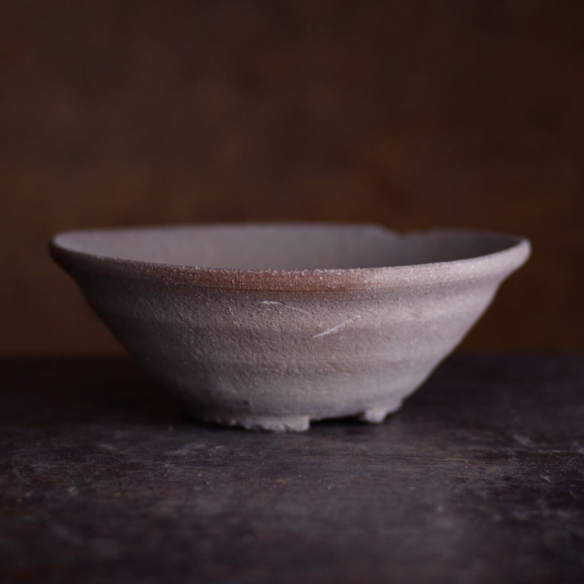 整った小ぶりの山茶碗 平安末期~鎌倉 渥美 猿投 瀬戸 美濃 山皿 山盃 茶道具 向付 古民藝 骨董 検 古道具坂田 常滑 小山富士夫 荒川豊蔵