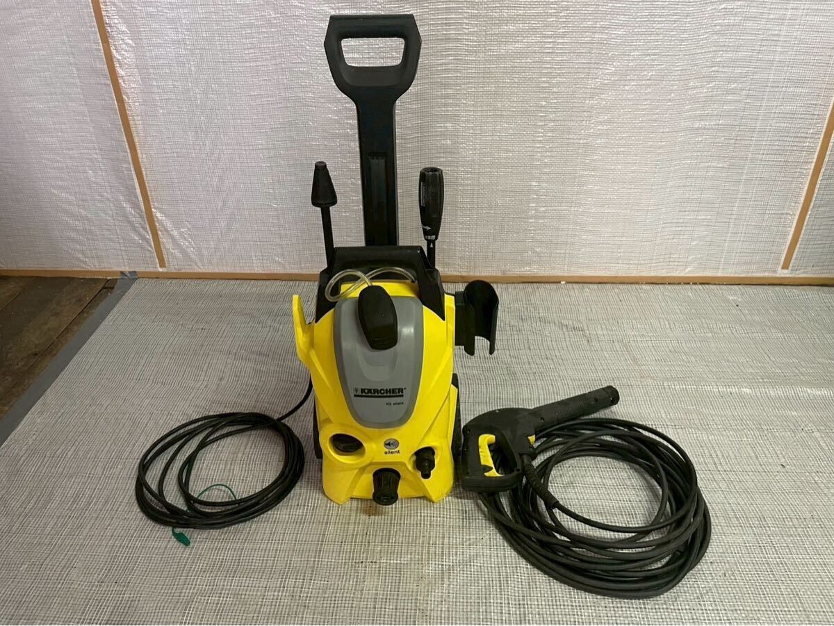 KARCHER ケルヒャー 高圧洗浄機 K3 SILENT サイレント 通電確認済み