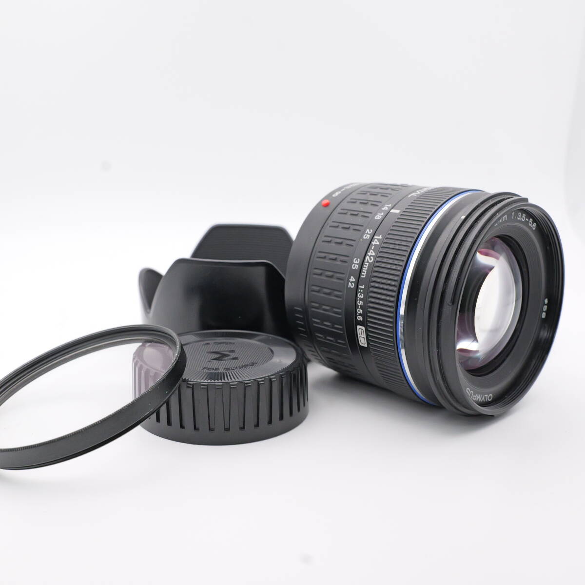 【かめら屋】良品 OLYMPUS オリンパス ZUIKO DIGITAL ED 14-42mm F3.5-5.6 動作品 y205