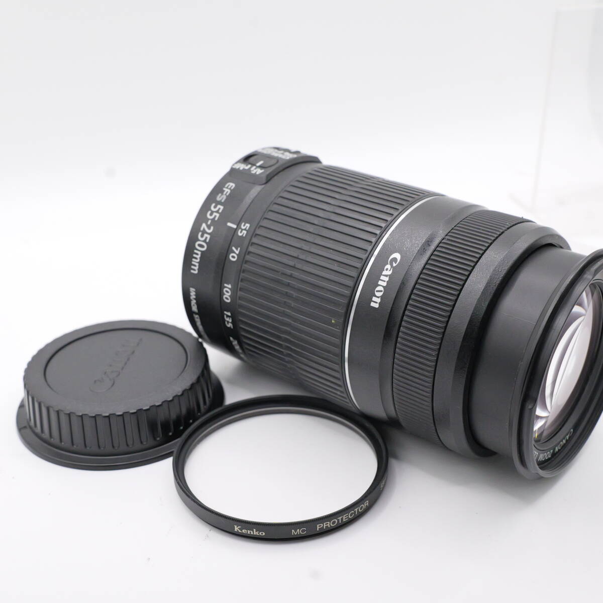 【かめら屋】良品 Canon キャノン EF-S 55-250mm F4-5.6 IS Ⅱ 手振れ補正搭載 EF-Sマウント #y122