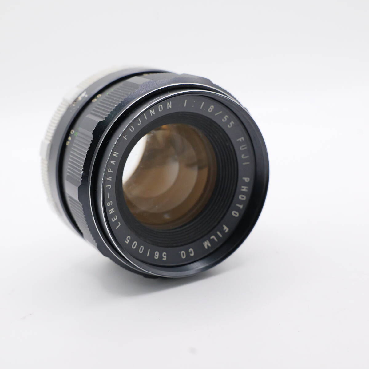 【かめら屋】 美品 FUJIFILM フジフイルム FUJINON 55mm F1.8 M42マウント 単焦点レンズ 絞り動作品 #y138