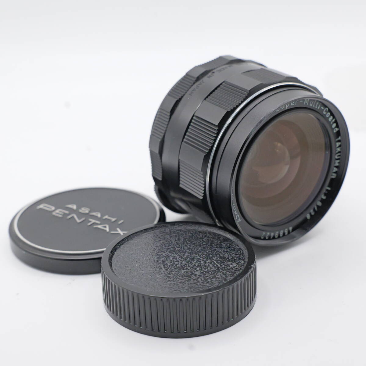 【かめら屋】 美品 PENTAX ペンタックス SUPER-MULTI-COATED TAKUMAR 28mm F3.5 単焦点レンズ 絞り動作品 #y139