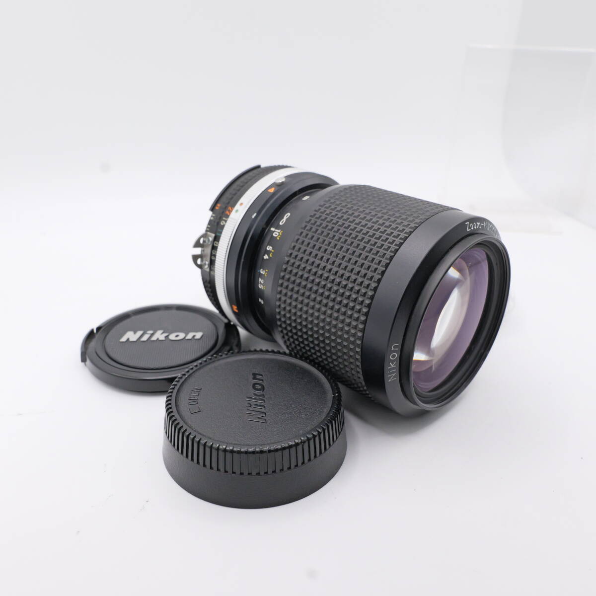 【かめら屋】Nikon 極上美品 Nikon ニコン Ai-s Zoom-NIKKOR 35-105mm F3.5-4.5レンズ 前・後キャップ付 #204