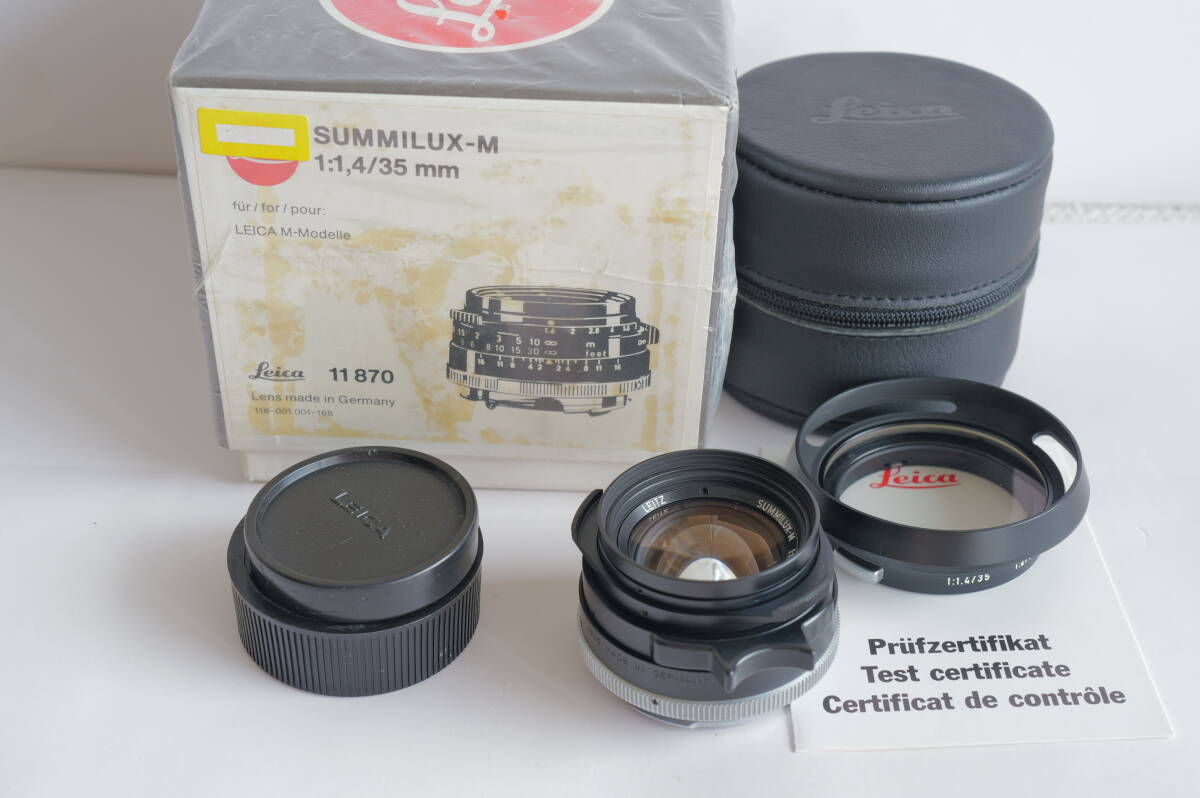 Leica Summilux-M 1:1.4/35 ドイツ製 字詰めフォント 2nd 後期 ライカ ズミルックス M 35mm F1.4 第二世代 Germany 第２世代