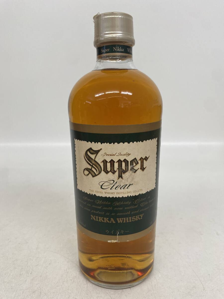 J109/NIKKA WHISKY SUPER CLEAR スーパー ニッカ クリア ウイスキー ジャパニーズ 640ml 40% 未開栓