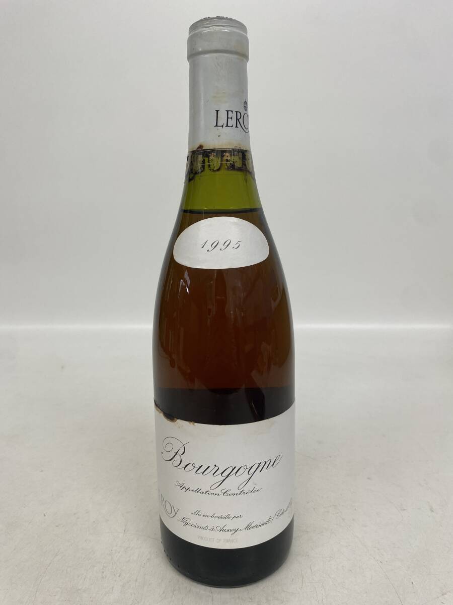 N95/LEROY Bourgogne Aligote ルロワ ブルゴーニュ 1995年 フランス 白ワイン 750ml 12.5％ ラベル汚れあり 澱あり 未開栓