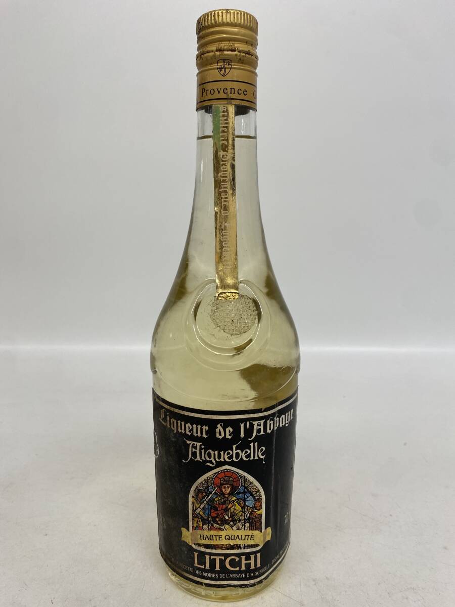 N105/Aiguebelle エギュベル LITCHI ライチ リキュール 700ml 20％ ラベルダメージあり 未開栓