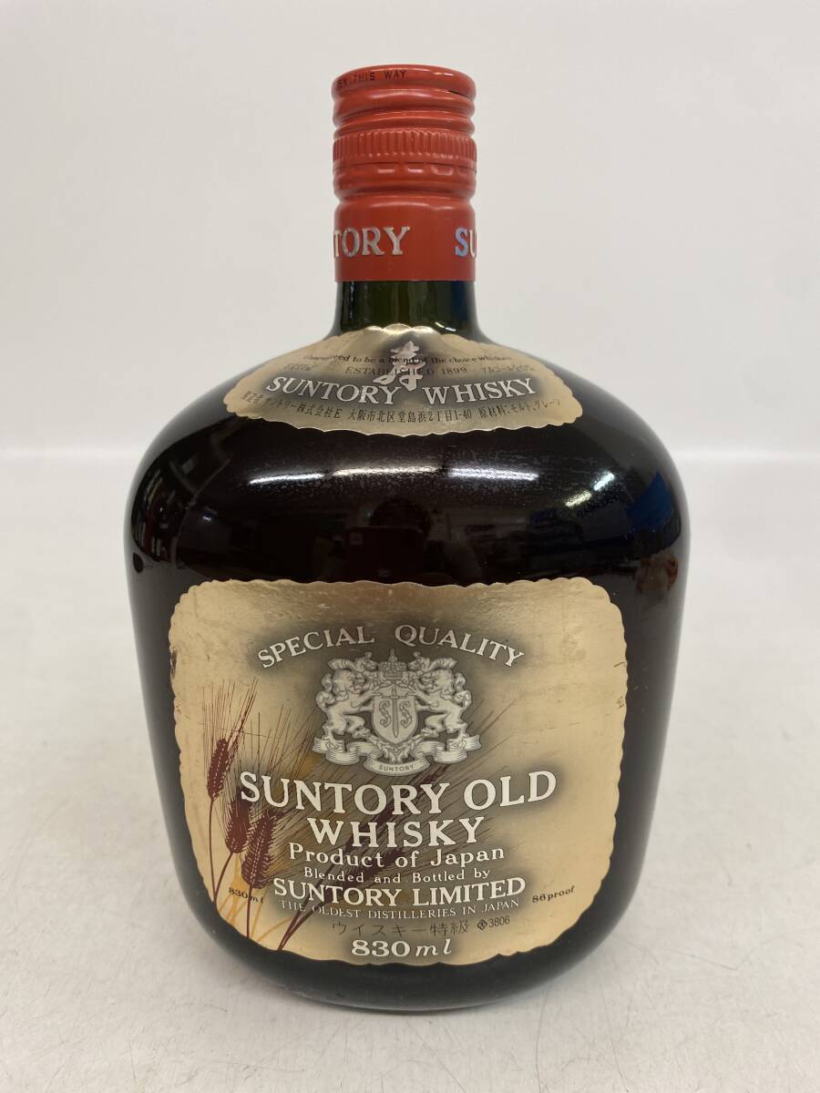 K99/SUNTORY サントリー OLD オールド ウイスキー 寿 特級 麦穂 ジャパニーズ 43％ 830ml 未開栓