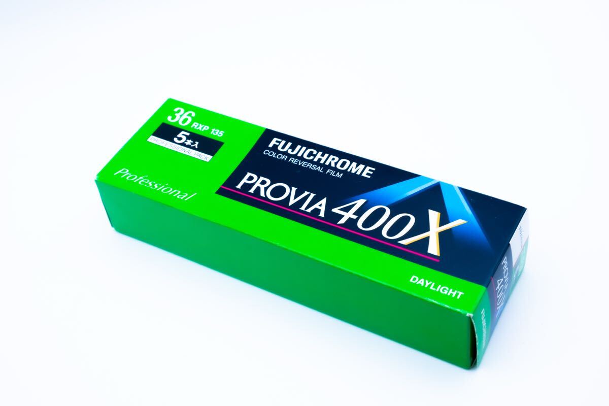 FUJIFILM フィルム 期限切れ 富士フイルム リバーサル135 35mm 36枚　カラーフィルム　未使用品　2017.9年　PROVIA 400X ポジ　 5本　