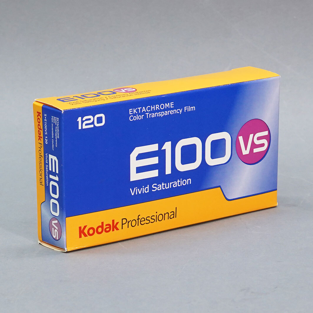 【79】 Kodaak EKTACHOROME E100 VS 120フィルム　5本パック　期限切れ