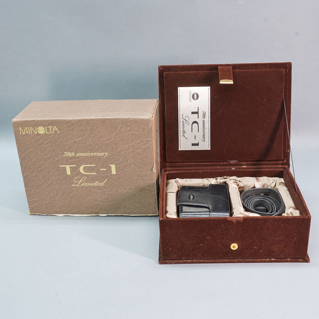 【98】MINOLTA TC-1 70th anniversary Limited 用　外箱・ケース・ストラップセット