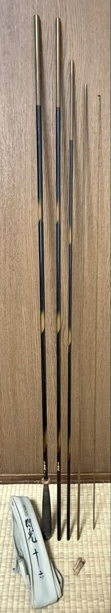 中古 シマノ 飛天弓 閃光 十六尺 ヘラ竿 ヘラブナ へら竿 和竿 釣竿 竹竿