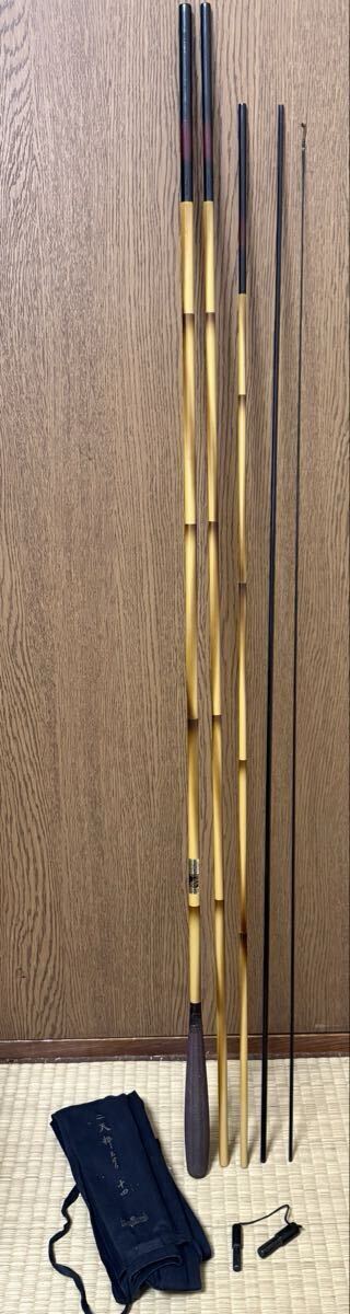 Daiwa 二天粋 おぼろ 十四尺 14尺 中古 へら竿 ヘラ竿 和竿 竹竿