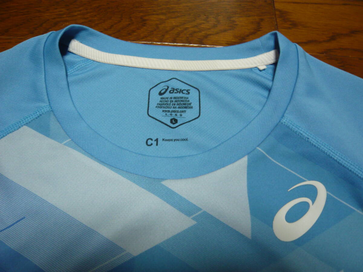 アシックス　Tシャツ　L