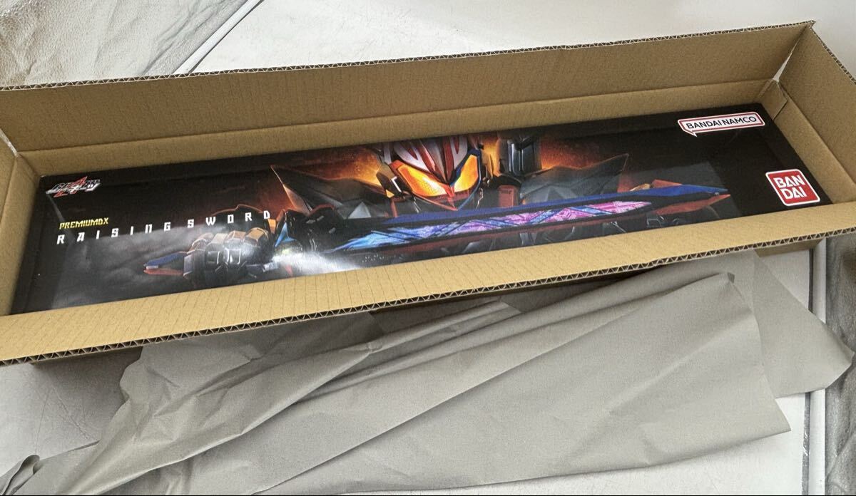 【未開封】PREMIUM BANDAI DX レイジングソード 仮面ライダーギーツ プレミアム バンダイ 限定 プレバン 変身 玩具 現状品 DM0627M