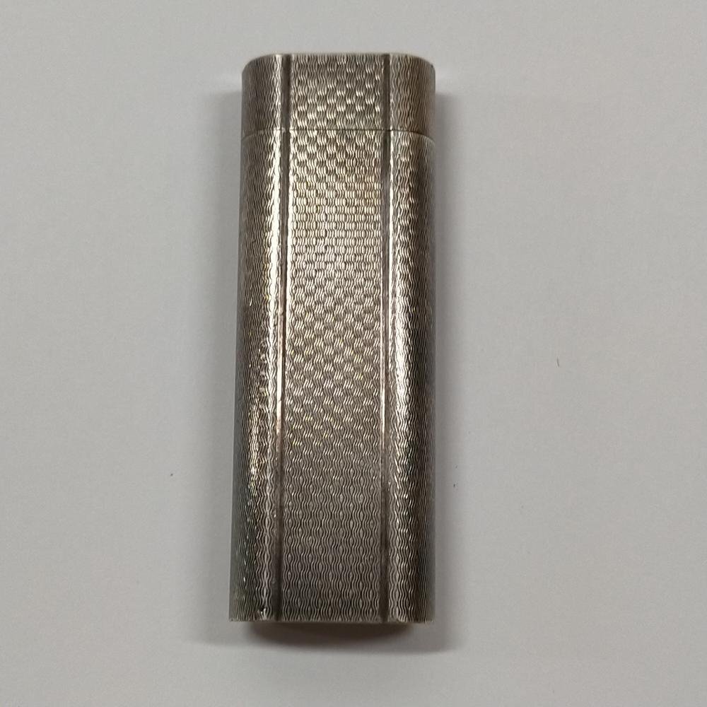 5点以上落札で送料無料！ Cartier カルティエ シルバー 波状模様 ライター 喫煙具 現状品 4004728